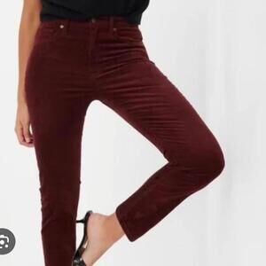 Gap Women's Burgundy and Red Trousers